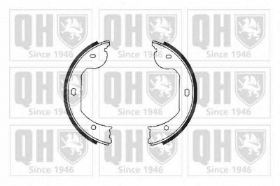 QUINTON HAZELL bs1118 -  Комплект тормозных колодок, стояночная тормозная система